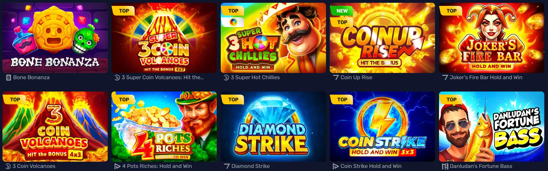 Basswin Casino Game Library